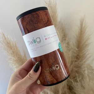 Swig life stainless steel insulated skinny can cooler drink coozy slim 12 oz